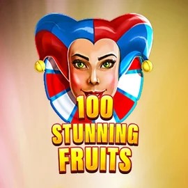 100 Stunning Fruits slot logo by SYNOT Games at Naobet Casino