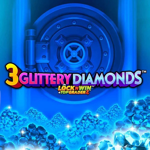 3 Glittery Diamonds game by PearFiction Studios – logo hosted on Naobet Casino