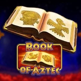 Book of Aztec slot logo by Amatic Industries at Naobet Casino