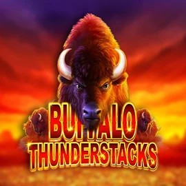 Buffalo Thunderstacks slot logo by Amatic Industries at Naobet Casino