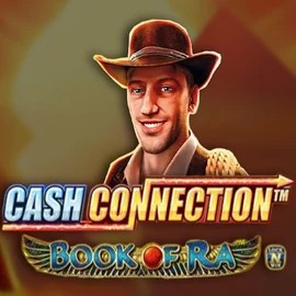 Cash Connection Book Of Ra by Novomatic, showcased at naobet-casino.org – game logo