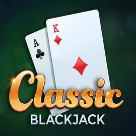 Classic Blackjack online game logo by Red Tiger Gaming on naobet-casino.org