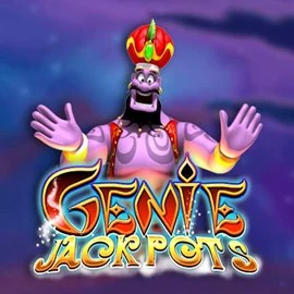 Jackpots logo of Genie Jackpots from Blueprint Gaming at Naobet Casino