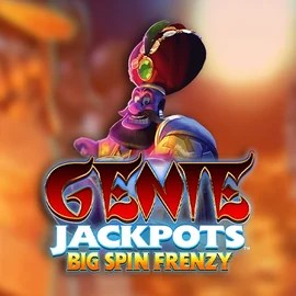 Genie Jackpots: Big Spin Frenzy slot visual from Blueprint Gaming available on naobet-casino.org