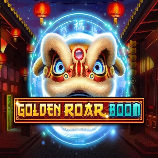 Golden Roar BOOM slot logo by Greentube at Naobet Casino