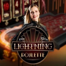 Lightning Roulette casino game by Evolution – featured logo at Naobet Casino