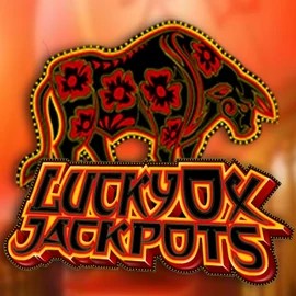 Try Lucky Ox Jackpots slot by Rival on naobet-casino.org – logo image
