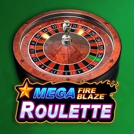 Mega Fire Blaze Roulette online game logo by Playtech on naobet-casino.org