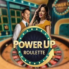 Official Live Casino logo: PowerUP Roulette by Pragmatic Play at Naobet Casino