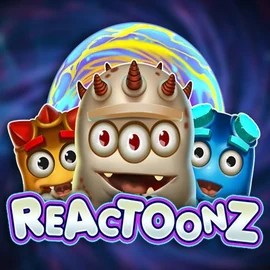 Reactoonz logo by Play'n GO at Naobet Casino