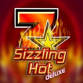 Sizzling Hot Deluxe by Novomatic, showcased at naobet-casino.org – game logo