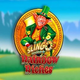 Slingo Rainbow Riches slot visual from Gaming Realms available on naobet-casino.org