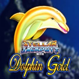 Dolphin Gold with Stellar Jackpots slot icon by Lightning Box Game, available at Naobet Casino