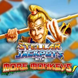 Stellar Jackpots with More Monkeys logo – Jackpots by Lightning Box Game at Naobet Casino