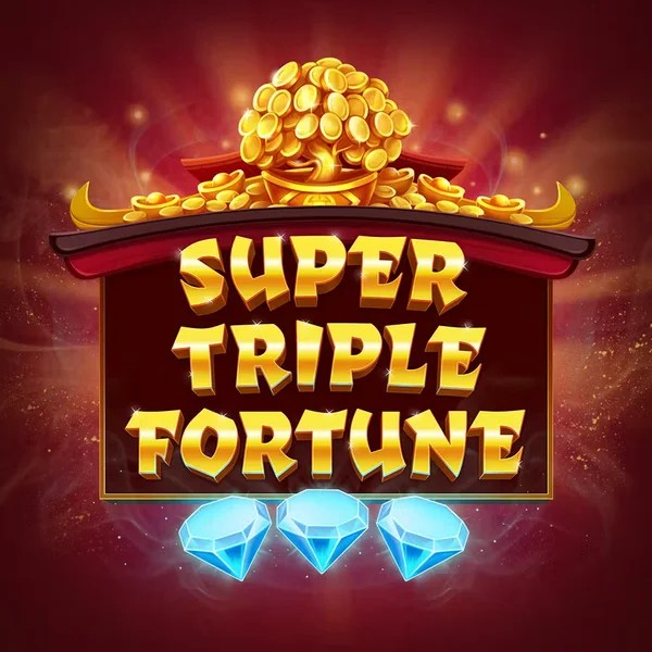 Super Triple Fortune slot logo by Greentube at Naobet Casino